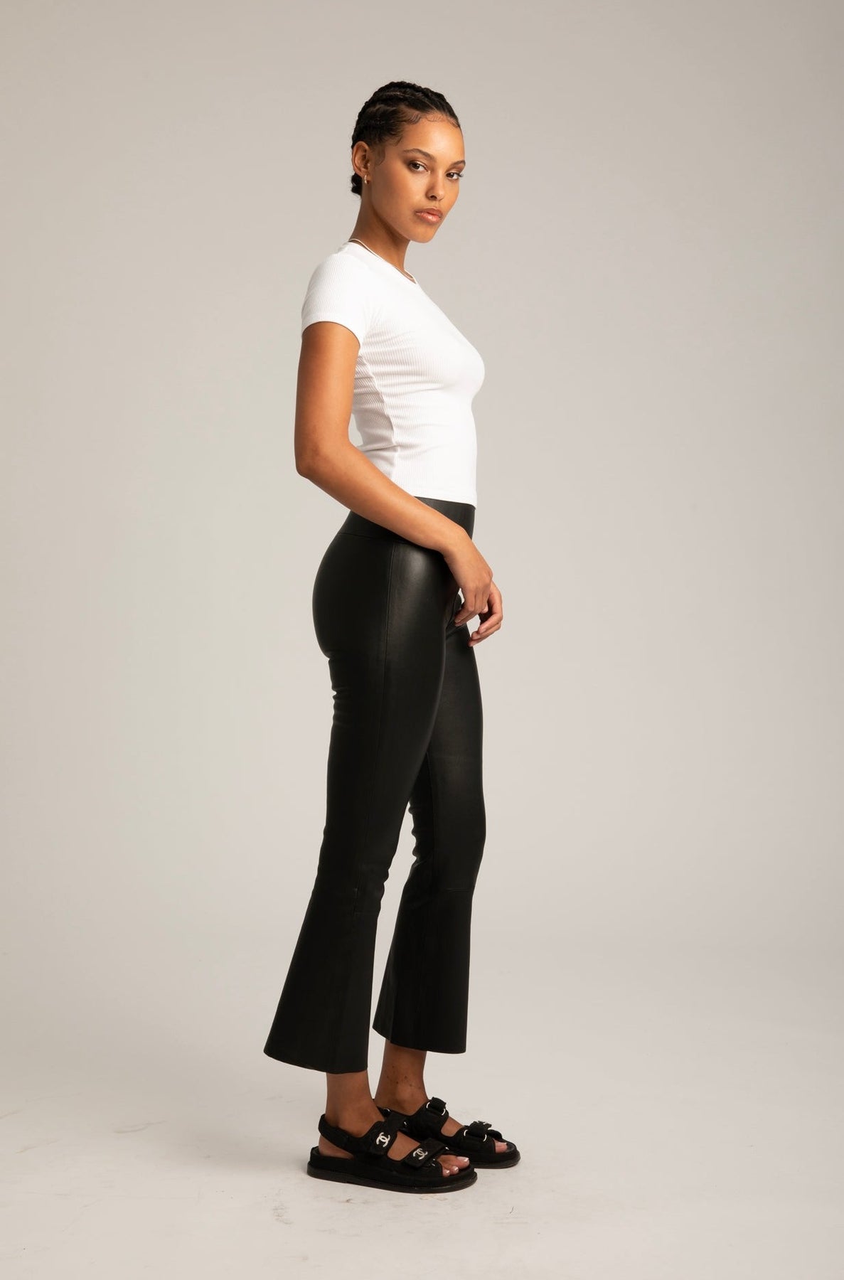 Crop Flare Legging - Frock Shop