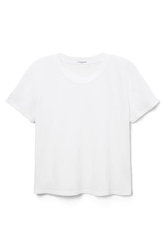 perfectwhitetee Boxy Crew Neck Tee