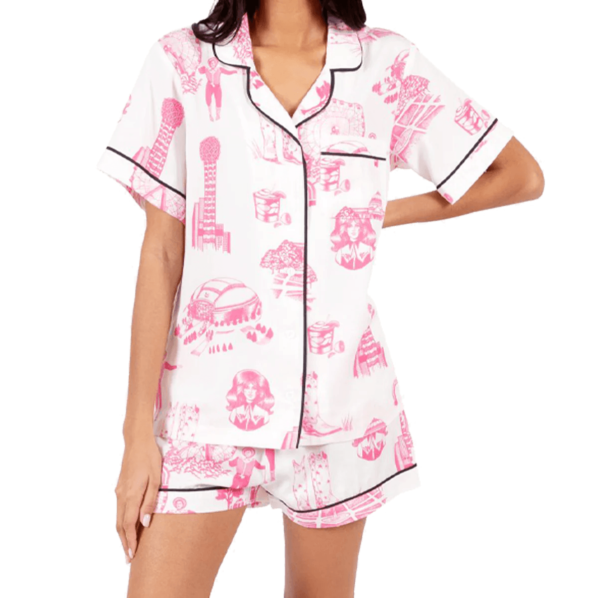 Katie Kime Pajama Shorts Set - Frock Shop