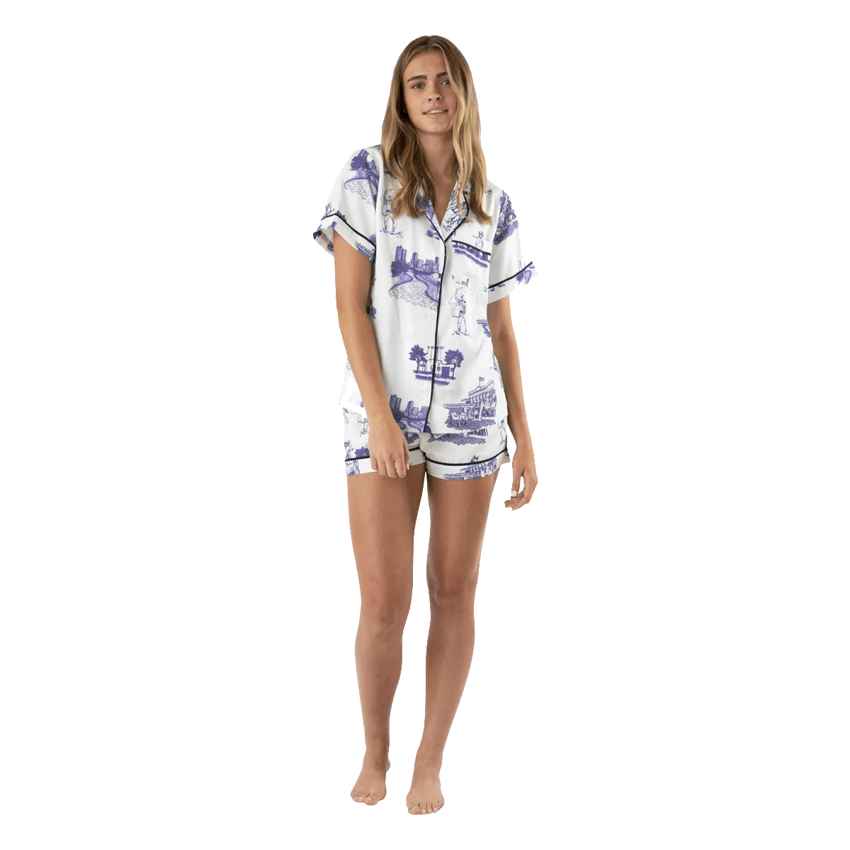 Katie Kime Pajama Shorts Set - Frock Shop