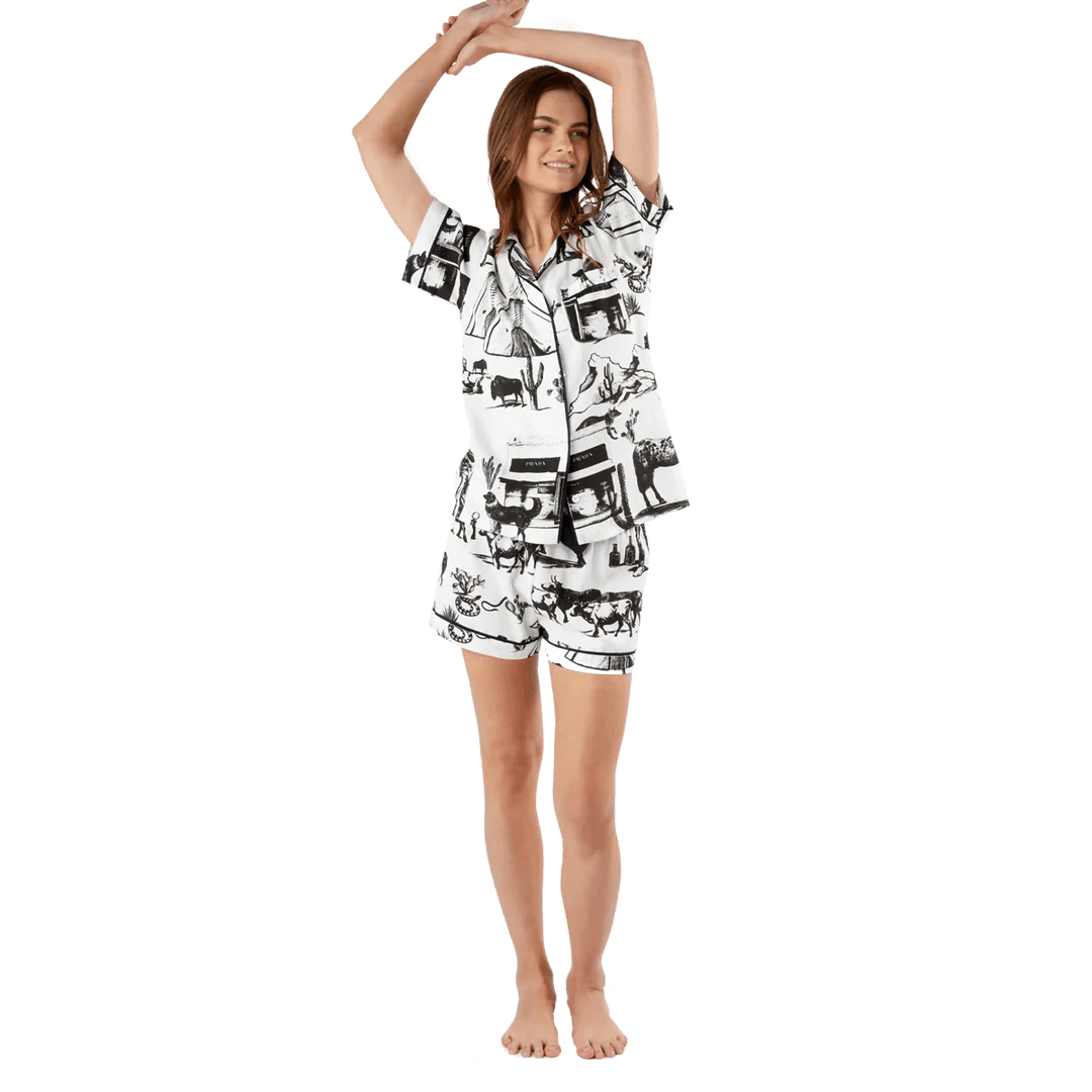 Katie Kime Pajama Shorts Set - Frock Shop