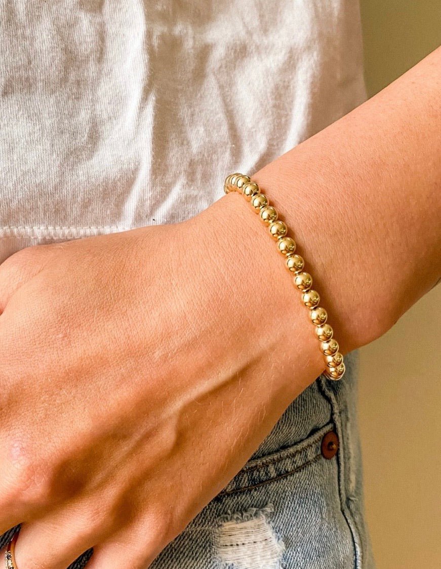 LeMel Gold-Filled Stretch Bracelet - Frock Shop