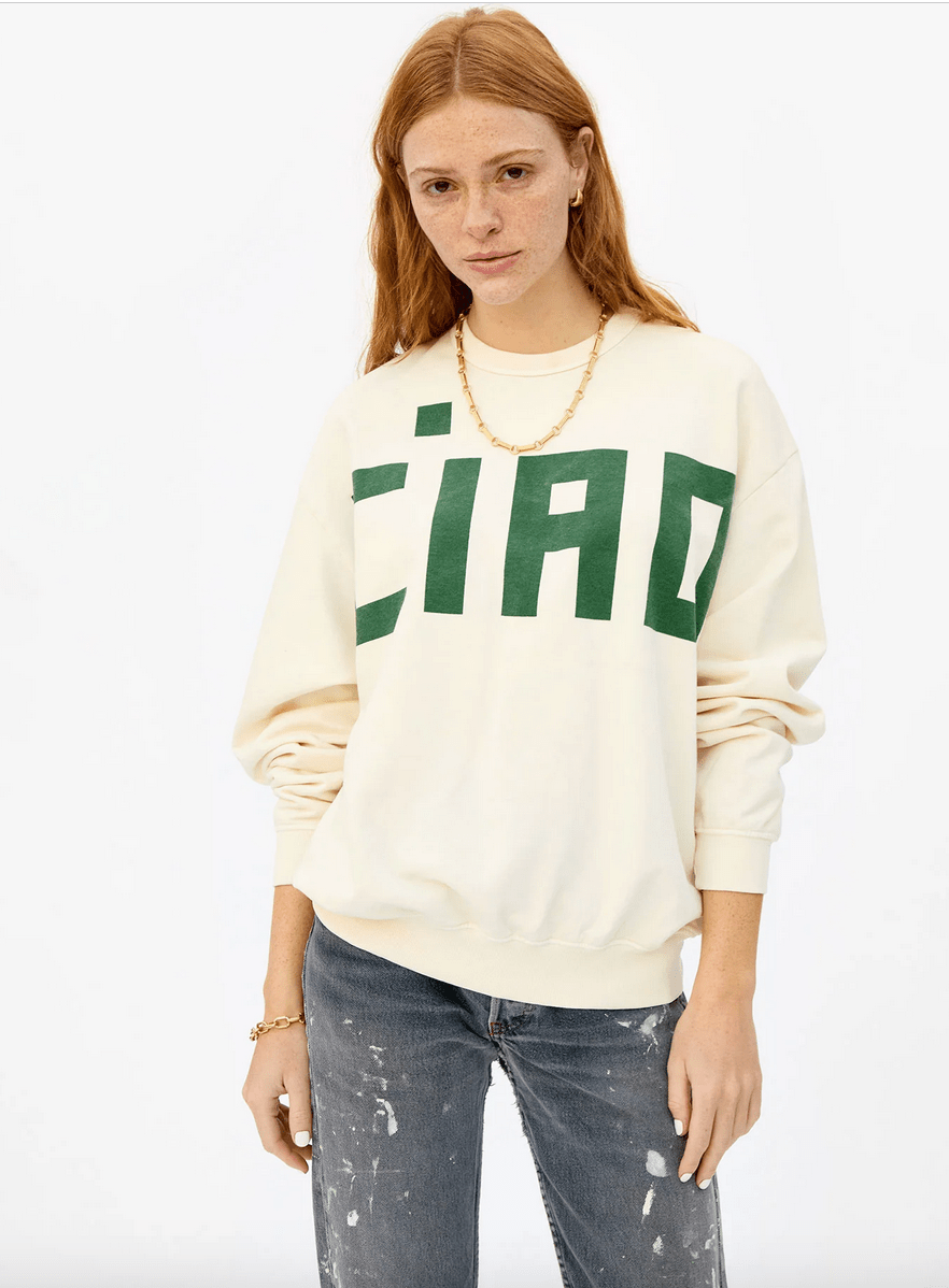 Clare V Oversized Sweatshirt - Frock Shop