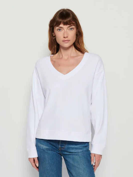 Wyatt Oversized V-Neck Top - Frock Shop